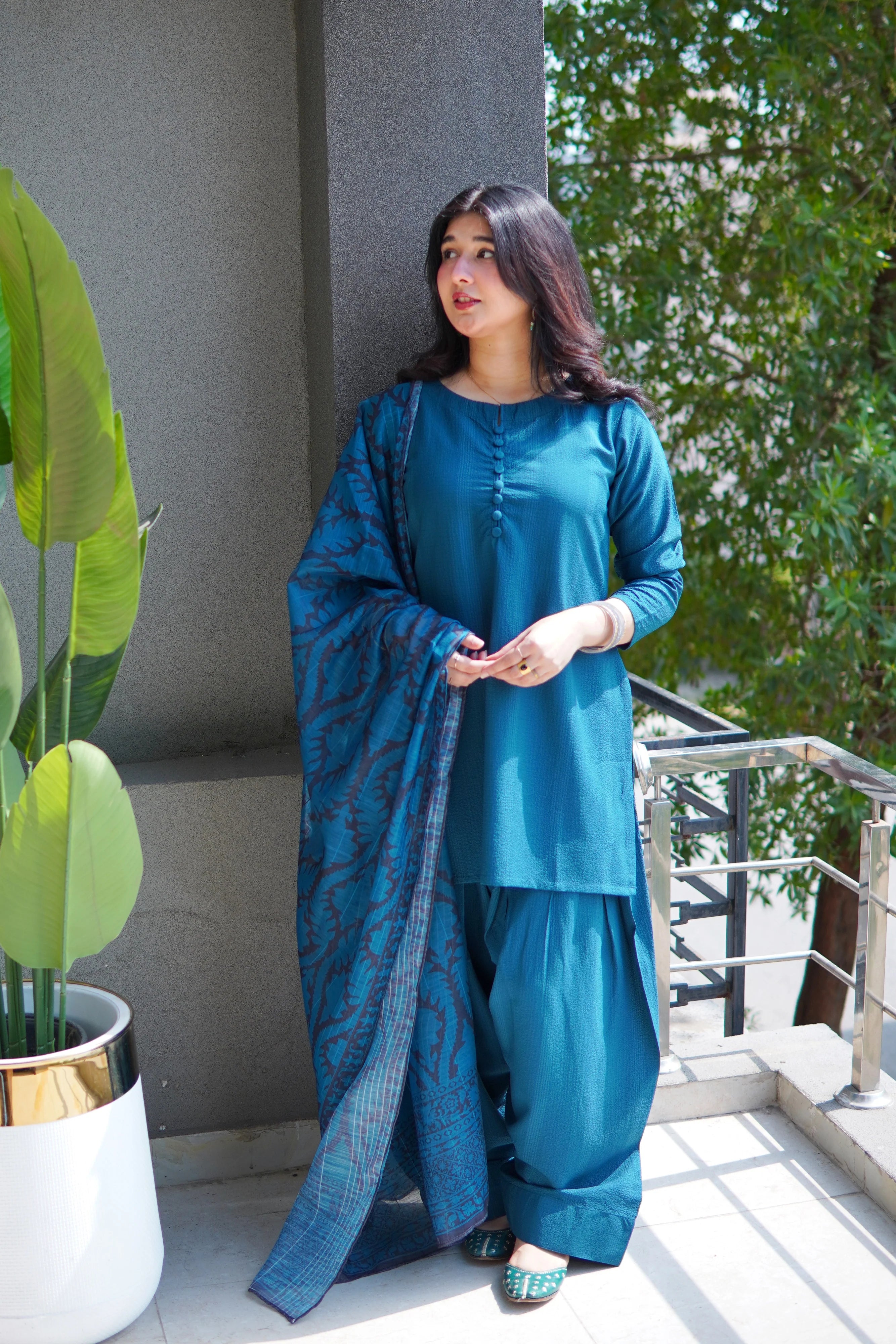 3 Pcs (Farshi Shalwar)