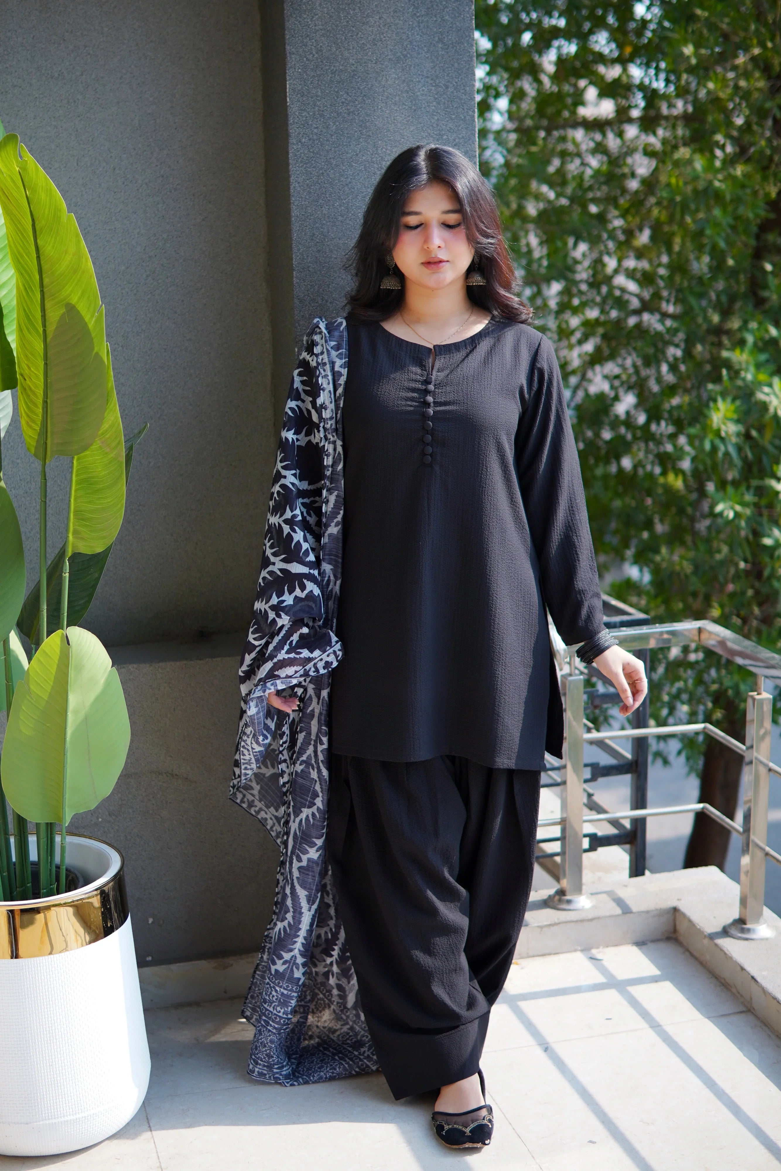 3 Pcs (Farshi Shalwar)