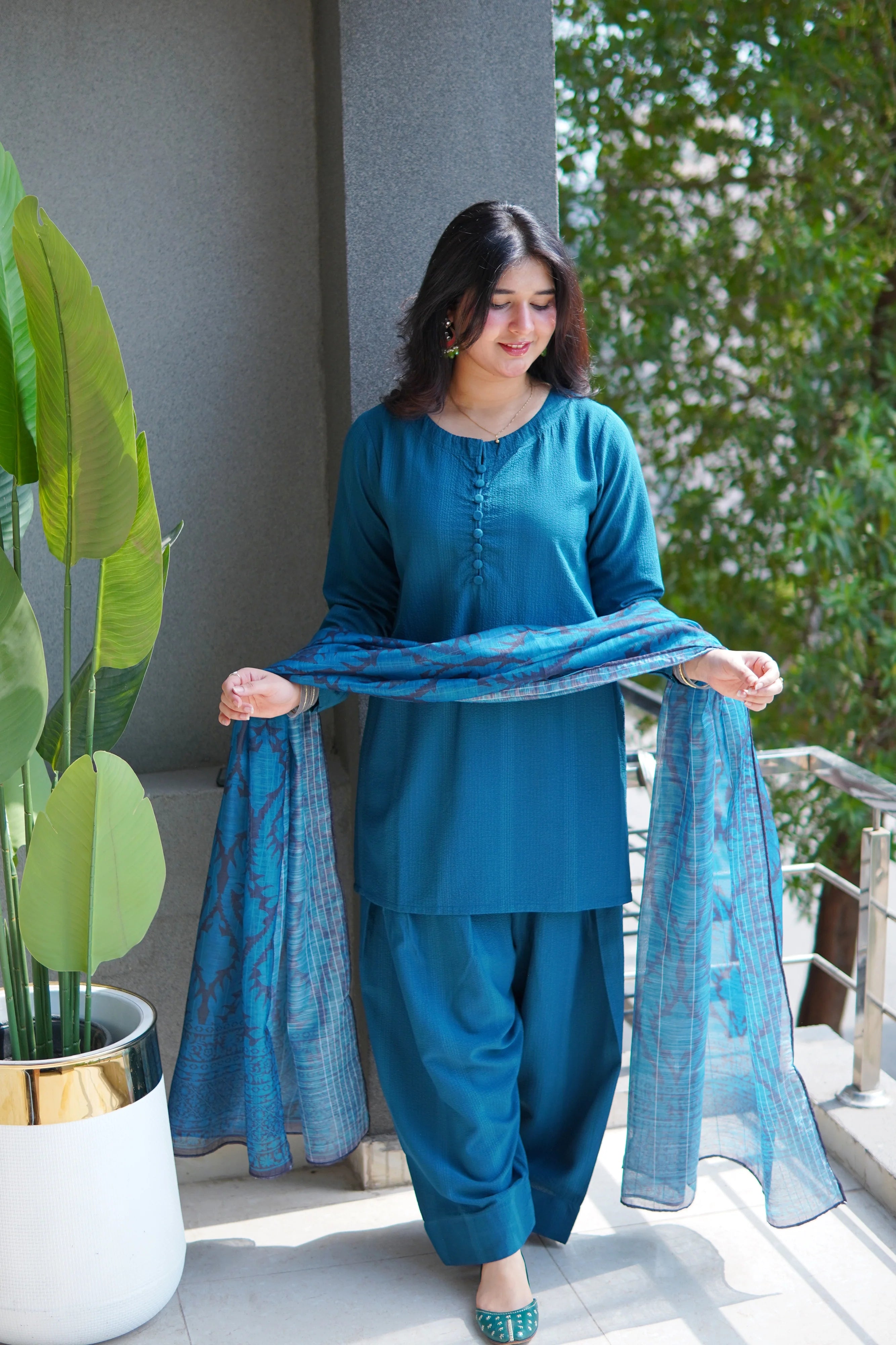 3 Pcs (Farshi Shalwar)